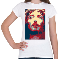 PRINTFASHION Jézus - Női póló - Fehér