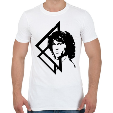 PRINTFASHION Jim Morrison - Férfi póló - Fehér