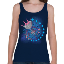 PRINTFASHION jinx2 - Női atléta - Sötétkék női trikó