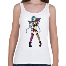 PRINTFASHION Jinx - Női atléta - Fehér női trikó
