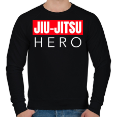 PRINTFASHION JIU-JITSU HERO - Férfi pulóver - Fekete