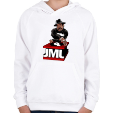 PRINTFASHION JML - Gyerek kapucnis pulóver - Fehér