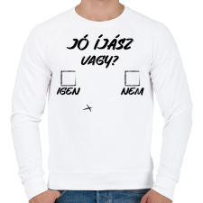 PRINTFASHION Jó íjász - Férfi pulóver - Fehér férfi pulóver, kardigán