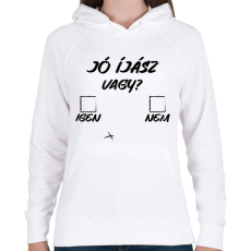 PRINTFASHION Jó íjász - Női kapucnis pulóver - Fehér