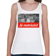 PRINTFASHION Jó metrózást - Női atléta - Fehér