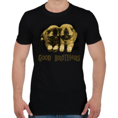 PRINTFASHION Jó testvérek - Férfi póló - Fekete