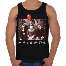 PRINTFASHION Jóbarátok - Férfi atléta - Fekete
