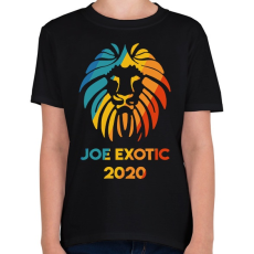 PRINTFASHION Joe Exotic 2020 - Gyerek póló - Fekete