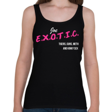 PRINTFASHION Joe Exotic - Női atléta - Fekete női trikó