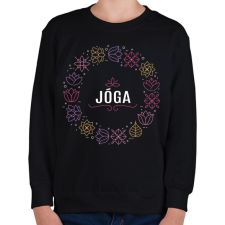 PRINTFASHION Jóga - Gyerek pulóver - Fekete gyerek pulóver, kardigán