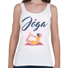 PRINTFASHION joga - Női atléta - Fehér női trikó