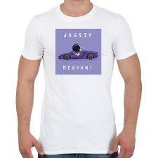 PRINTFASHION Jogsi? Megvan! - Férfi póló - Fehér férfi póló