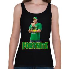 PRINTFASHION John Cena Fortnite skin - Női atléta - Fekete