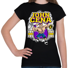 PRINTFASHION John Cena - Női póló - Fekete