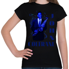 PRINTFASHION john coltrane - Női póló - Fekete