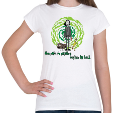 PRINTFASHION John Rick - Női póló - Fehér női póló