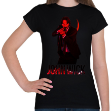 PRINTFASHION JOHN WICK - Női póló - Fekete női póló