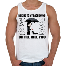 PRINTFASHION John Wick tacskó  - Férfi atléta - Fehér