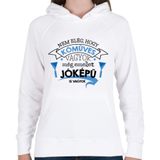 PRINTFASHION Jóképű kőműves - Női kapucnis pulóver - Fehér női pulóver, kardigán