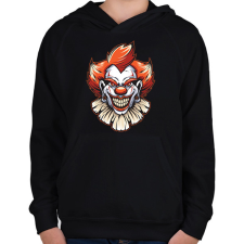 PRINTFASHION joker - Gyerek kapucnis pulóver - Fekete gyerek pulóver, kardigán