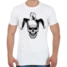 PRINTFASHION Joker koponya - Férfi póló - Fehér férfi póló