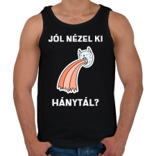 PRINTFASHION Jól nézel ki, hánytál - Férfi atléta - Fekete atléta, trikó