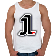 PRINTFASHION Jorge Lorenzo - Férfi atléta - Fehér atléta, trikó