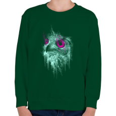 PRINTFASHION Józan ész - Gyerek pulóver - Sötétzöld