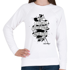 PRINTFASHION József Attila Szív - Női pulóver - Fehér