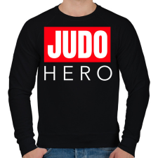 PRINTFASHION JUDO HERO - Férfi pulóver - Fekete férfi pulóver, kardigán