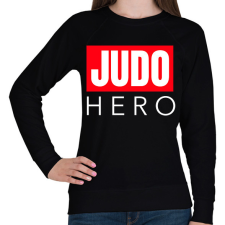 PRINTFASHION JUDO HERO - Női pulóver - Fekete női pulóver, kardigán