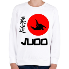 PRINTFASHION Judo Japán - Gyerek pulóver - Fehér gyerek pulóver, kardigán
