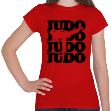PRINTFASHION Judo - Női póló - Piros női póló