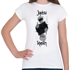 PRINTFASHION Jujutsu Kaisen - Női póló - Fehér női póló