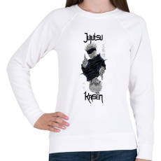 PRINTFASHION Jujutsu Kaisen - Női pulóver - Fehér