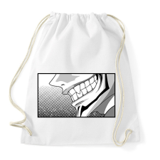 PRINTFASHION Jujutsu Kaisen száj - Sportzsák, Tornazsák - Fehér tornazsák