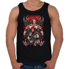 PRINTFASHION Jujutsu Kaisen Yuji Itadori - Férfi atléta - Fekete atléta, trikó