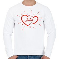 PRINTFASHION Júlia - Férfi pulóver - Fehér férfi pulóver, kardigán