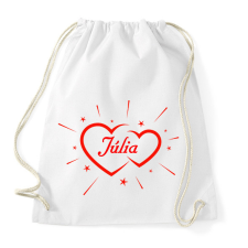 PRINTFASHION Júlia - Sportzsák, Tornazsák - Fehér tornazsák