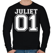 PRINTFASHION Juliet - Férfi pulóver - Fekete férfi pulóver, kardigán