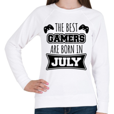 PRINTFASHION Júliusi gamer - Női pulóver - Fehér