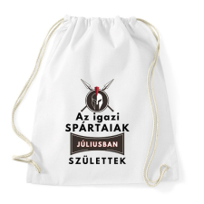 PRINTFASHION Júliusi SPARTAI - Sportzsák, Tornazsák - Fehér tornazsák