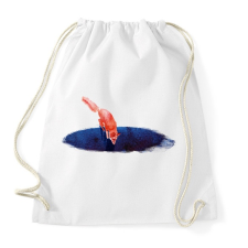 PRINTFASHION Jump into nowhere - Sportzsák, Tornazsák - Fehér tornazsák