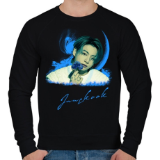 PRINTFASHION Jungkook - Férfi pulóver - Fekete