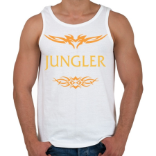 PRINTFASHION Jungler - Férfi atléta - Fehér atléta, trikó