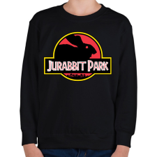PRINTFASHION Jurabbit Park - Gyerek pulóver - Fekete gyerek pulóver, kardigán