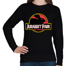 PRINTFASHION Jurabbit Park - Női pulóver - Fekete