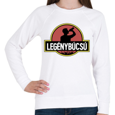 PRINTFASHION Jurassic Park legénybúcsú - Női pulóver - Fehér női pulóver, kardigán