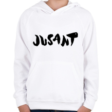 PRINTFASHION Jusant - black - Gyerek kapucnis pulóver - Fehér