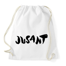 PRINTFASHION Jusant - black - Sportzsák, Tornazsák - Fehér tornazsák